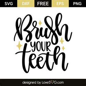 Download Free Brush your teeth SVG Commercial Use